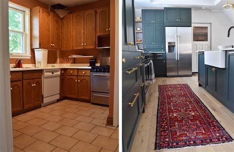 Becuase we tiled our kitchen floor, we had to remove all cabinets. The Easiest Way to Make IKEA Cabinets Look High-End | Real ...