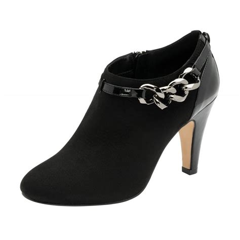 Alison Black Textile Ladies Trouser Shoe
