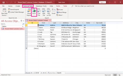 How To Export Ms Access Table Data To Excel Spreadsheet Office 365 Riset