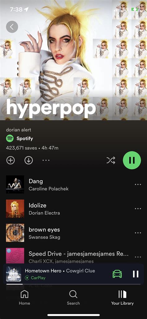 Cowgirl Clues “hometown Hero” Currently Featured In Spotifys Official Hyperpop Playlist 🐴🏴‍☠️🎀