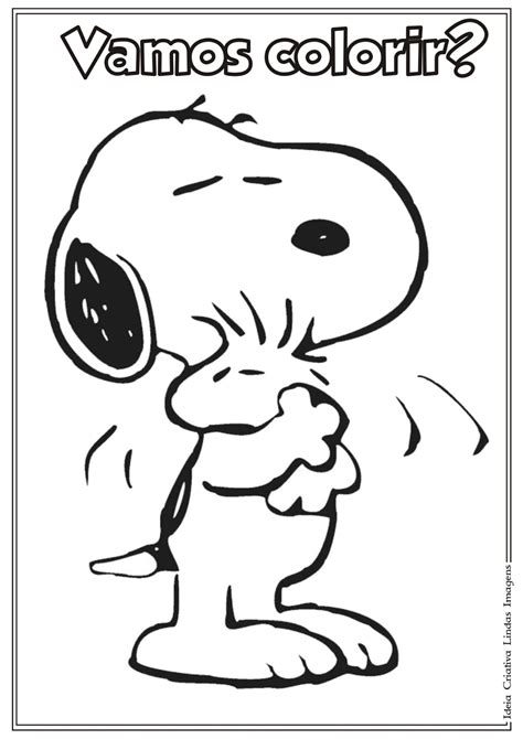 Desenho Do Snoopy Para Colorir Riscos Para Colorir Gratis