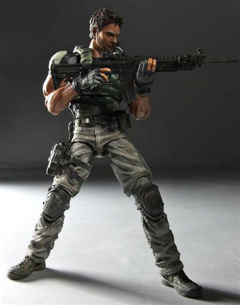 Resident Evil Play Arts Kai Action Figure Chris Redfield At Mighty Ape NZ