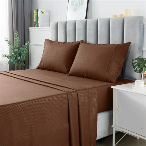 Luxury Microfiber Twin Size Sheets 3 Piece Deep Pocket Fitted Bed