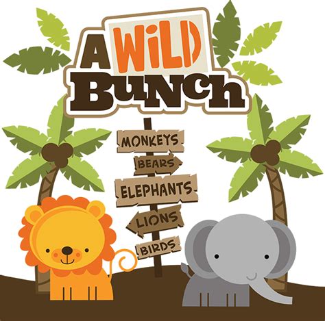 A Wild Bunch Svg Scrapbook Collection Zoo Svg Cut Files Zoo Svg Files