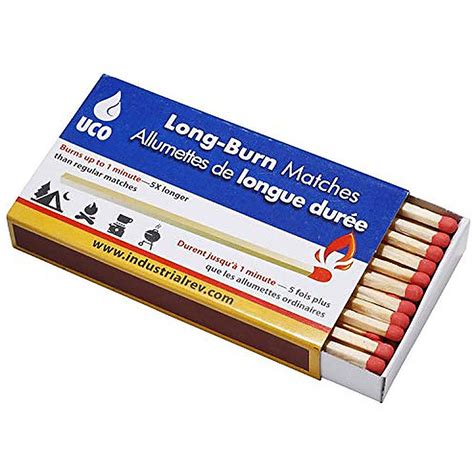 Uco Long Burn Safety Matches Box Of 50 Fin Feather Fur Outfitters