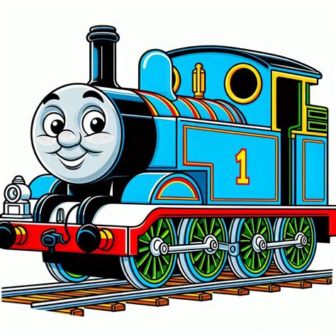 Thomas the train coloring page - Coloring pages Child