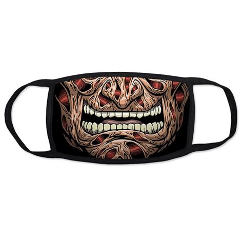 Freddy Krueger Horror Face Mask A Nightmare On Elm Street Etsy