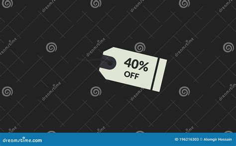 Sales Special Offer 40 Off Animation Motion Graphic Video Promo Banner