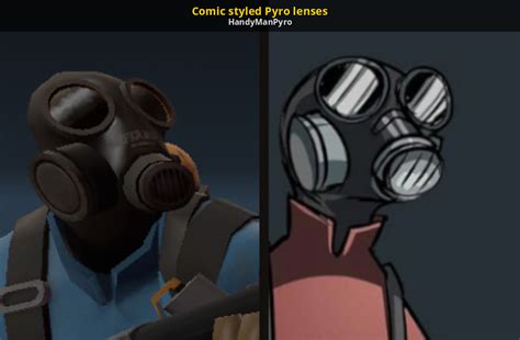 Comic Styled Pyro Lenses Team Fortress 2 Mods
