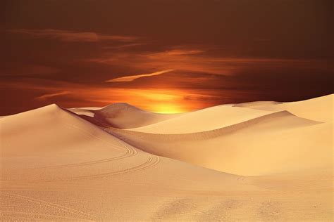 Free Image On Pixabay Desert Sun Landscape Sunset Deserts