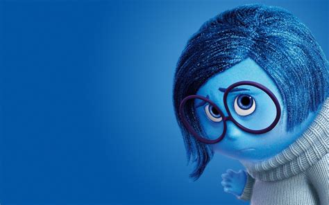 Free Download Inside Out 2015 Sadness Blue Sad Emotion Girl With