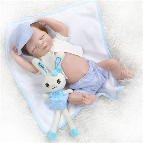 21 Inches Full Body Silicone Reborn Newborn Baby Boy Dolls