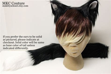 Cat Costume Cat Ears And Tail Anime Cosplay Furry Etsy