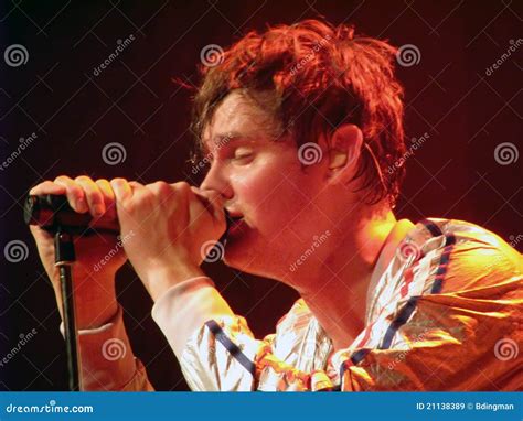 Tom Chaplin Of Keane Live Performance Editorial Stock Image Image