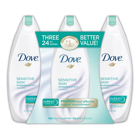 Dove Nourishing Body Wash Deep Moisture 24 Fl Oz 3 Pk Walmart