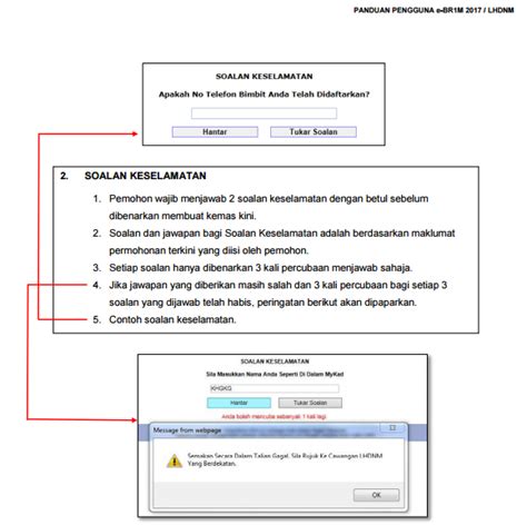 Jawapan Keselamatan Mybrim Gagal Dijawab