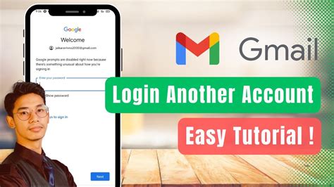 How To Login Another Gmail Account In Mobile Youtube