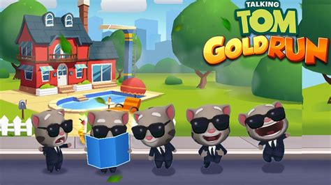 Talking Tom Gold Run Androidios Gameplay Hd Agent Tom Catch The