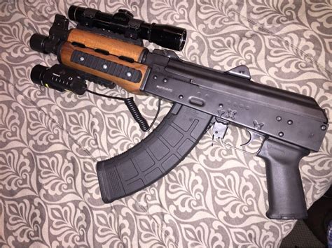 Assault Rifle Draco Ak 47 Army Weapon Gun Military Army Ak 47 Gun