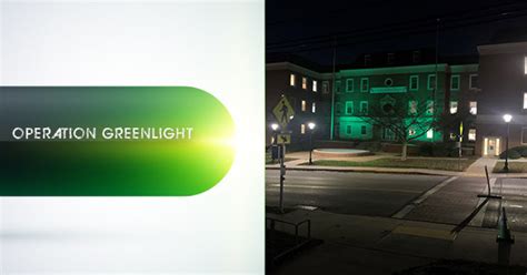 “operation Green Light” In Support Of Veterans
