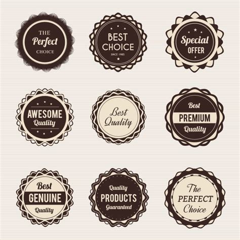 Set Of Retro Vintage Badges And Labels Ai Eps Vector Uidownload