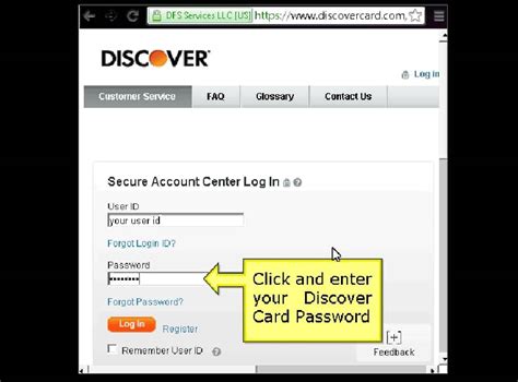 Discover Card Login Instructions On Vimeo