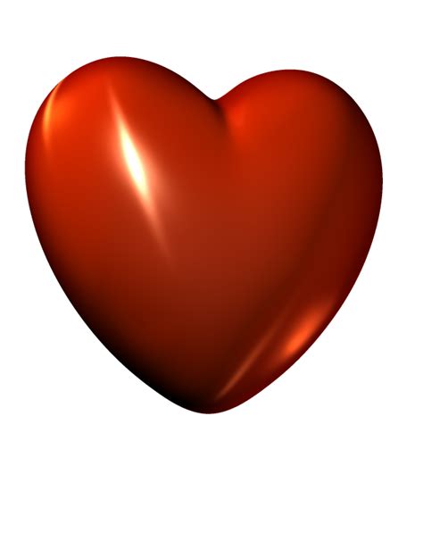 3d Red Heart Png File Png Mart