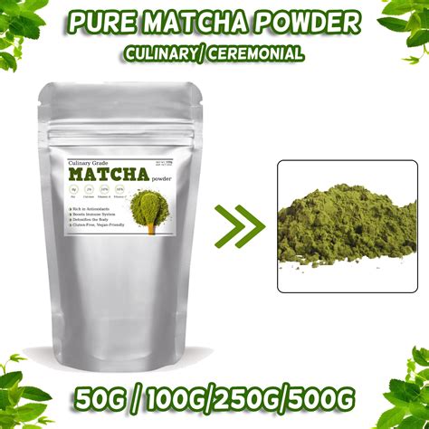Zenfiber Organic Matcha Powder Culinary Ceremonial Grade G G