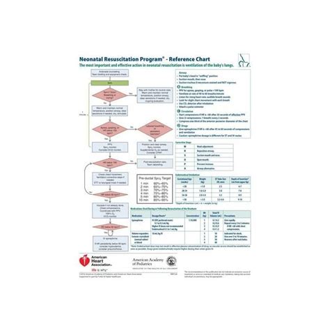 Buy Neonatal Resuscitation Program Reference Chart Nrp Online At