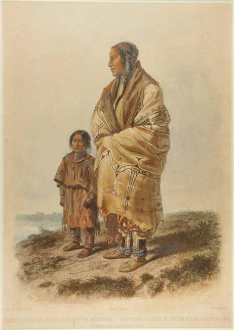Dacota Woman And Assiniboin Girl Works Search The Collection