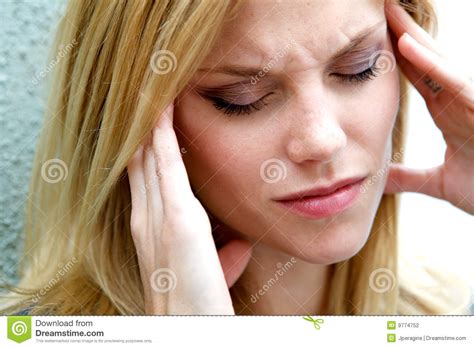 Unhappy Depressed Woman Stock Photo Image Of Girl Pain 9774752