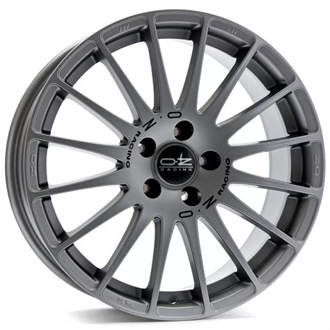 Jante Oz Superturismo Gt 19 Gris Lettre Noire 5x112 Jantes Alu