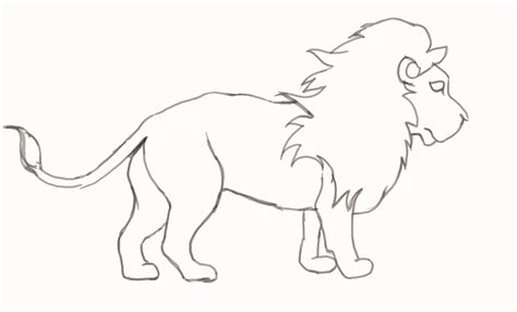 How To Draw A Lion Easy Drawing Tutorial