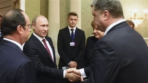 Ukraine Crisis Russia Conditions Unacceptable Poroshenko Bbc News