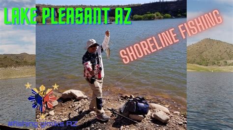 Lake Pleasant Az Shoreline Fishing Quick Morning Session Youtube