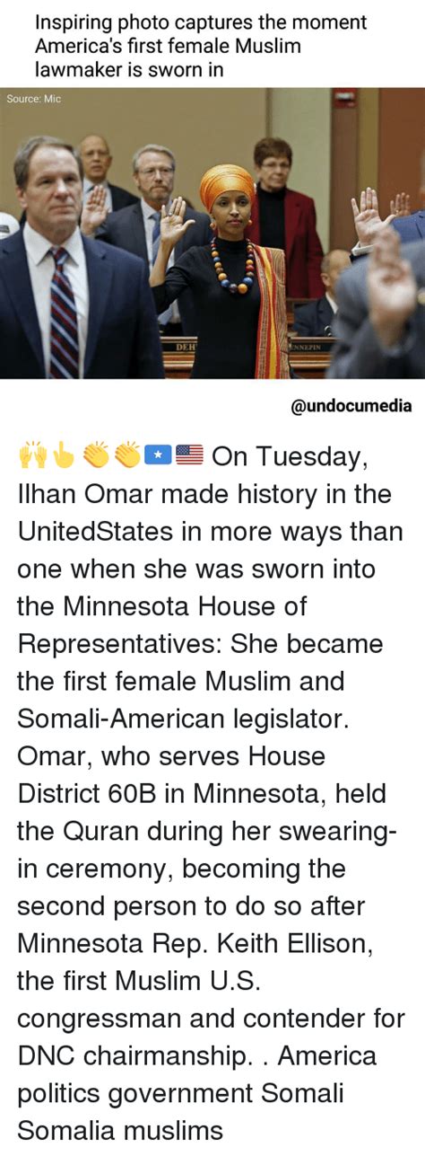 Inspiring Photo Captures The Moment Americas First Female Muslim
