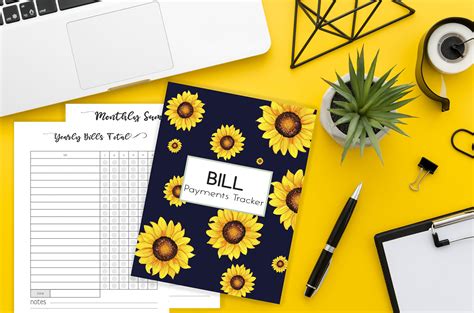 Monthly Bill Planner Monthly Bills Tracker Notebook Bill Etsy Bill