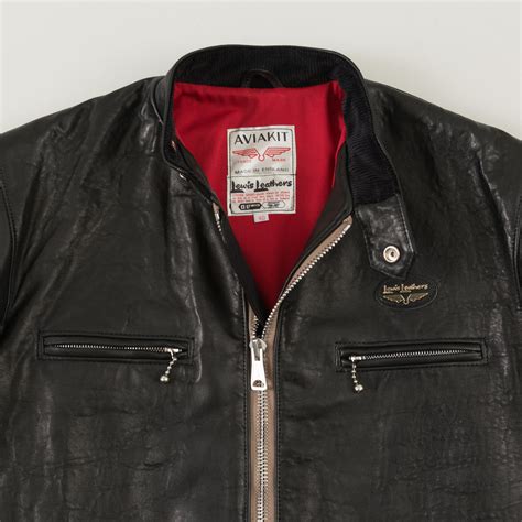 Lewis Leathers Super Sportsman In Black Sheepskin The Stronghold