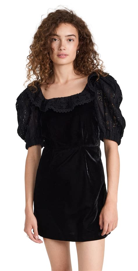 Buy Sea Eliana Embroidery Puff Sleeve Dress Online Coshio