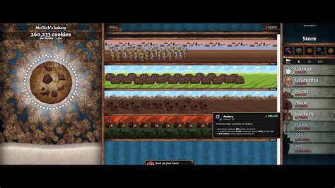 Cookie Clicker Infinite Cookies 11000 Buildings