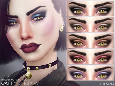 Eyeshadow In 12 Colors Found In Tsr Category Sims 4 Female Eyeshadow