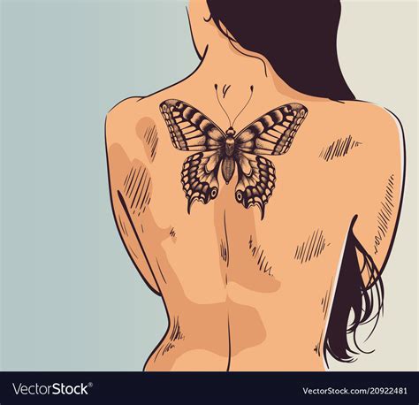 Aggregate About Butterfly Back Tattoo Super Hot In Daotaonec