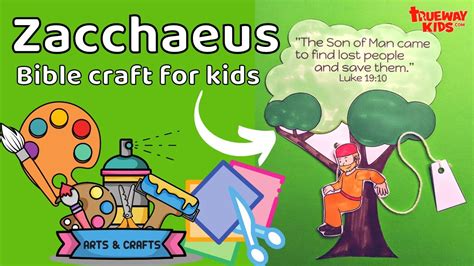 Zacchaeus Climbs The Tree Bible Craft For Kids Youtube