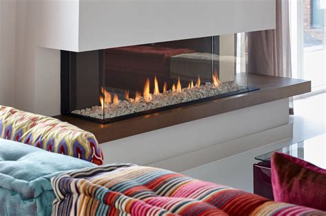 Three Sided Electric Fireplace