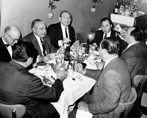 The Cosa Nostra Men L To R Attorney Jack Wasserman Carlos Marcello