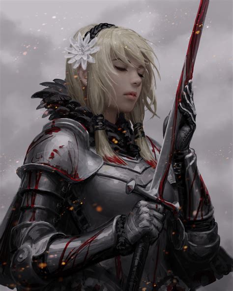 Pin By Phi Dao On Artists Warrior Woman Character Portraits Anime