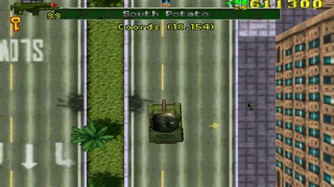 Gta 1 Grand Theft Auto Ps X Gameplay Tank Bug Youtube