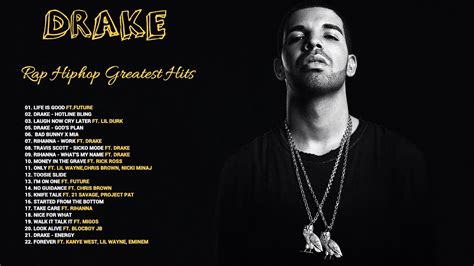 Drake Greatest Hits 2022 Top Album Songs Best Playlist Rap Hiphop