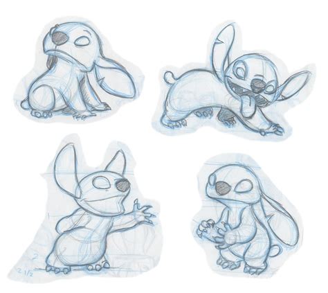 Stitch Basic Shapes Assignment Character Model Sheet Character