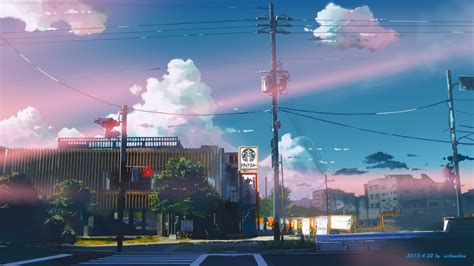 The background of anime 2. Pin on Fond | Scenery wallpaper, Landscape wallpaper ...